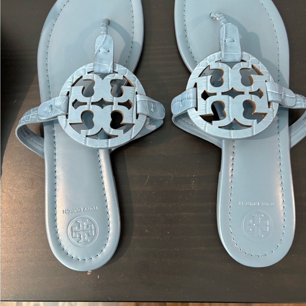 Tory Burch Light Blue Sandals